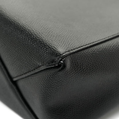 Celine Grained Calfskin Small Vertical Cabas Black 7 of 18