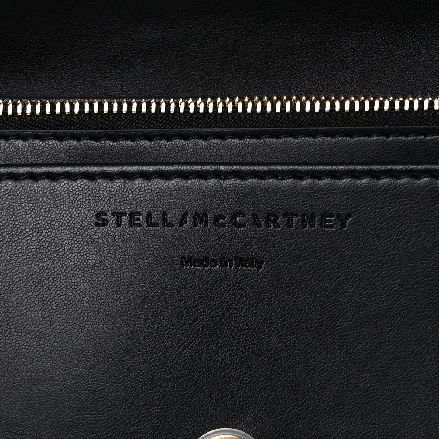 Eco Alter Nappa Perforated Logo Mini Crossbody Bag Black
