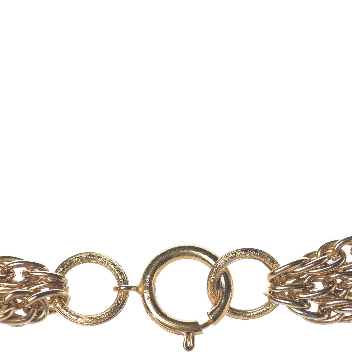 Chanel CC Medallions Necklace Gold 3 of 6