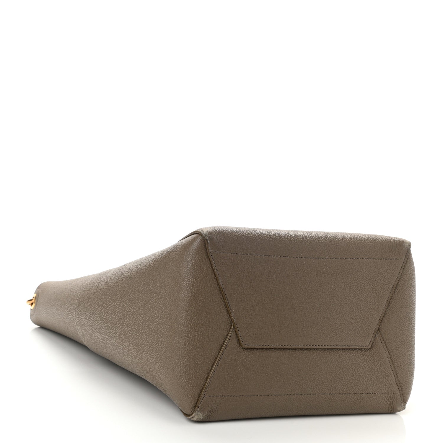 Celine Soft Grained Calfskin Sangle Bucket Bag Taupe 4 of 13