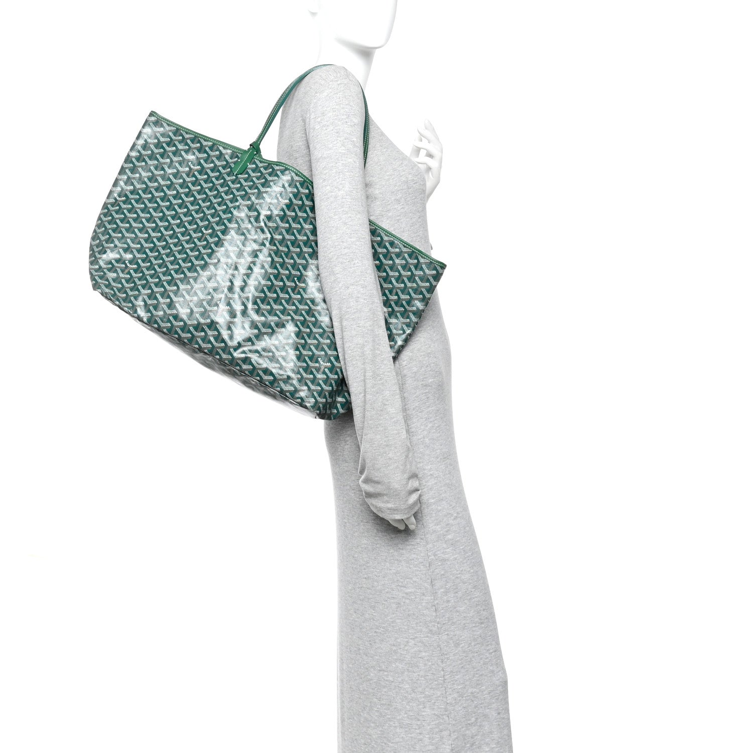 Goyard Goyardine Saint Louis GM Green 2 of 11