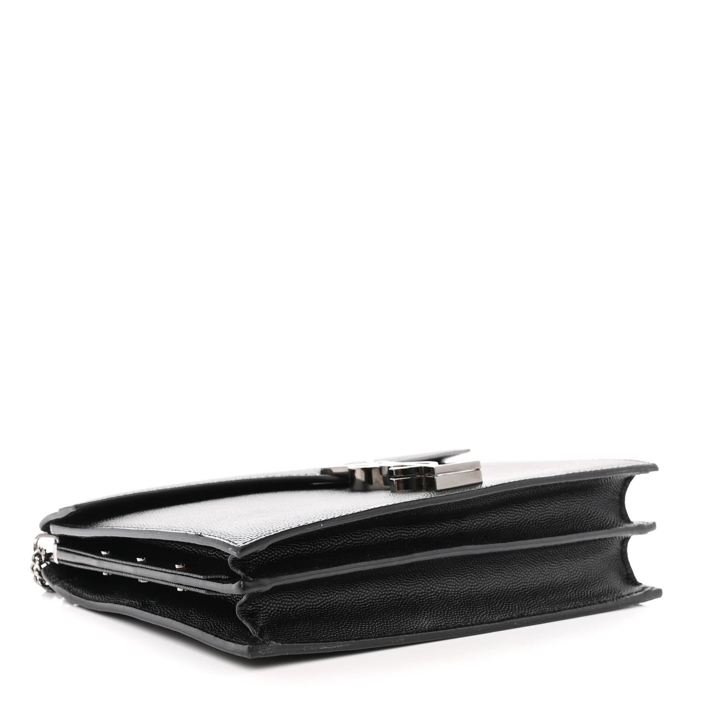 Grain De Poudre Monogram Cassandra Clasp Bag Black