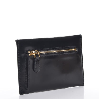 Prada Spazzolato Envelope Pouch Wallet Nero Black 3 of 8