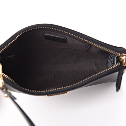Fendi Vitello Elite Mini Pouch Crossbody Black 5 of 11