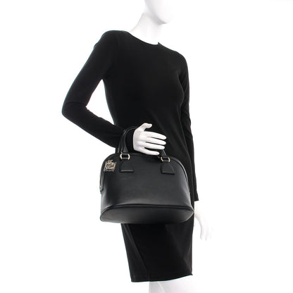 Gucci Calfskin Medium Dome Bag Black 3 of 8