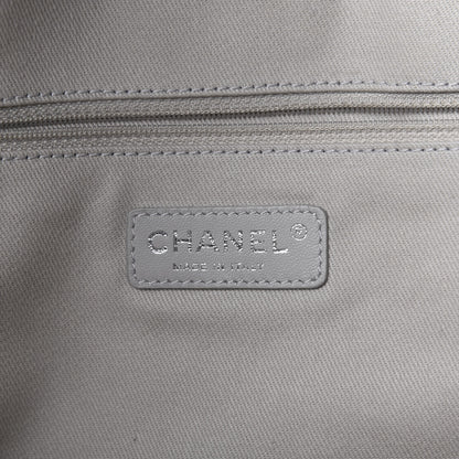 Chanel Glazed Calfskin Medium Deauville Tote Black 8 of 10