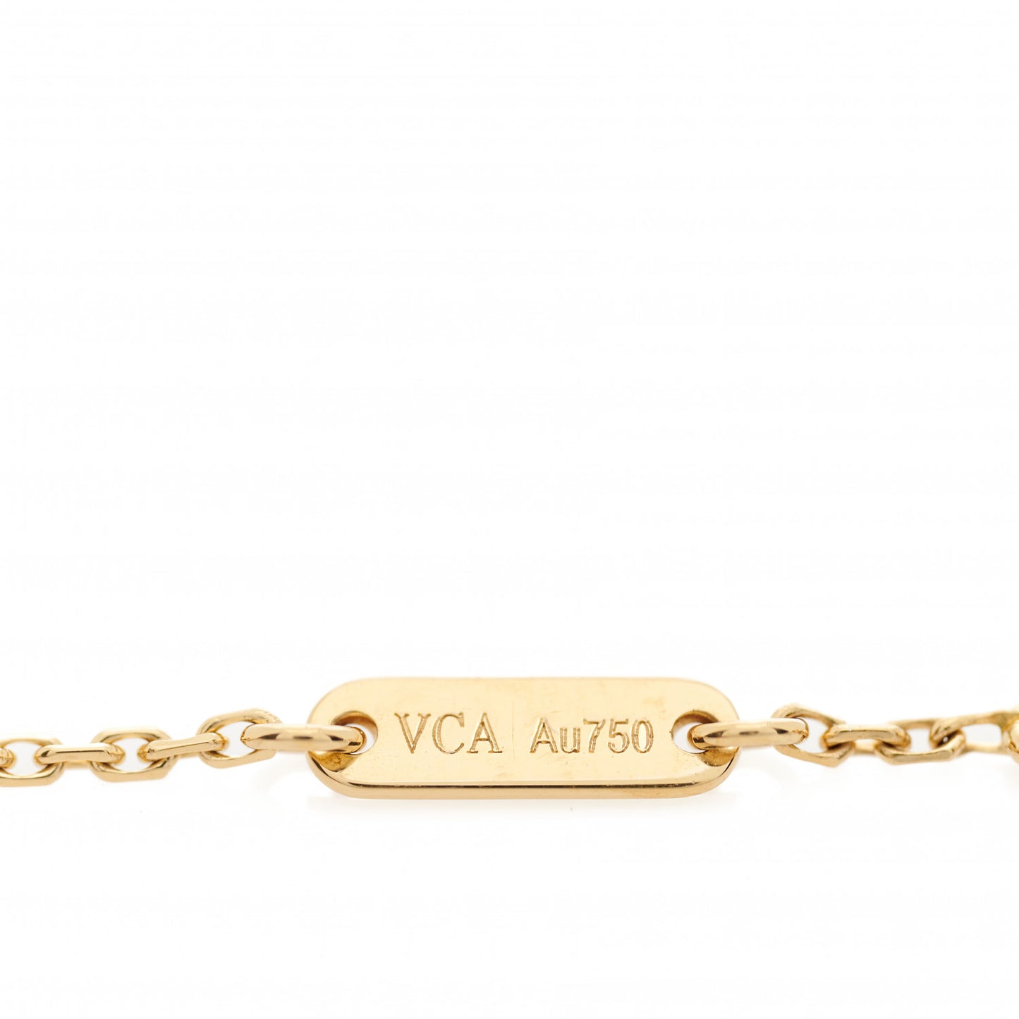18K Yellow Gold Mother of Pearl Sweet Alhambra Butterfly Bracelet