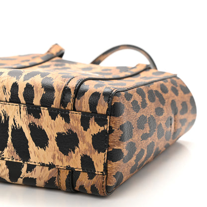 Balenciaga Calfskin Printed Leopard XXS Everyday Tote Beige White 6 of 8