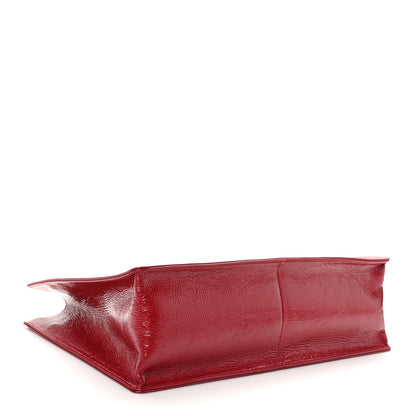 Chanel Shiny Aged Calfskin Shopping Bag Red 4 of 11
