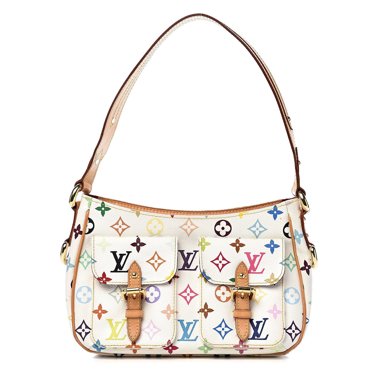 Louis Vuitton Monogram Multicolor Lodge PM White 1 of 10