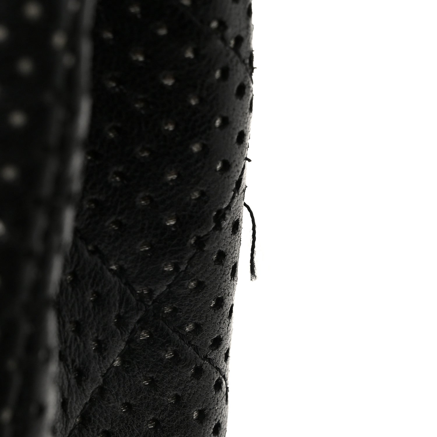 Chanel Lambskin Perforated Medium Double Flap Black 11 of 12