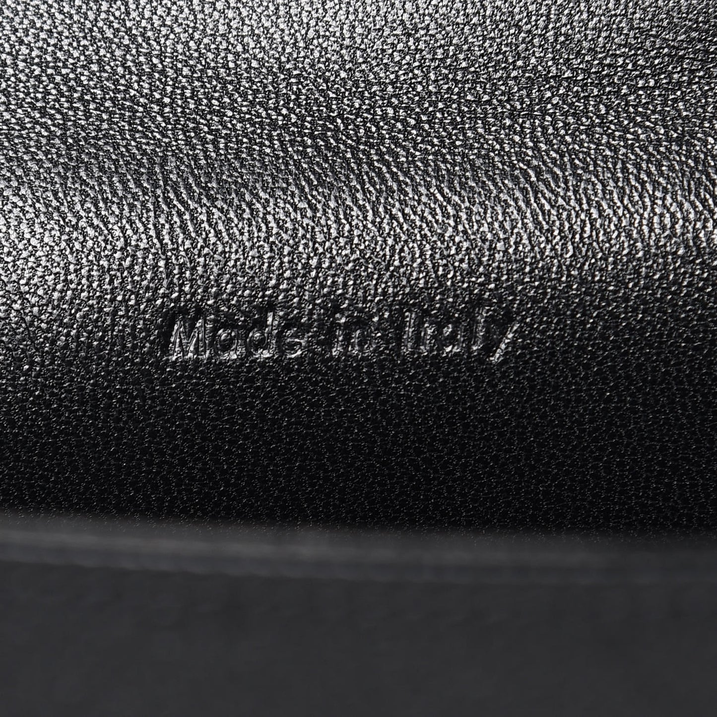 Grained Calfskin Medium Trotteur Black