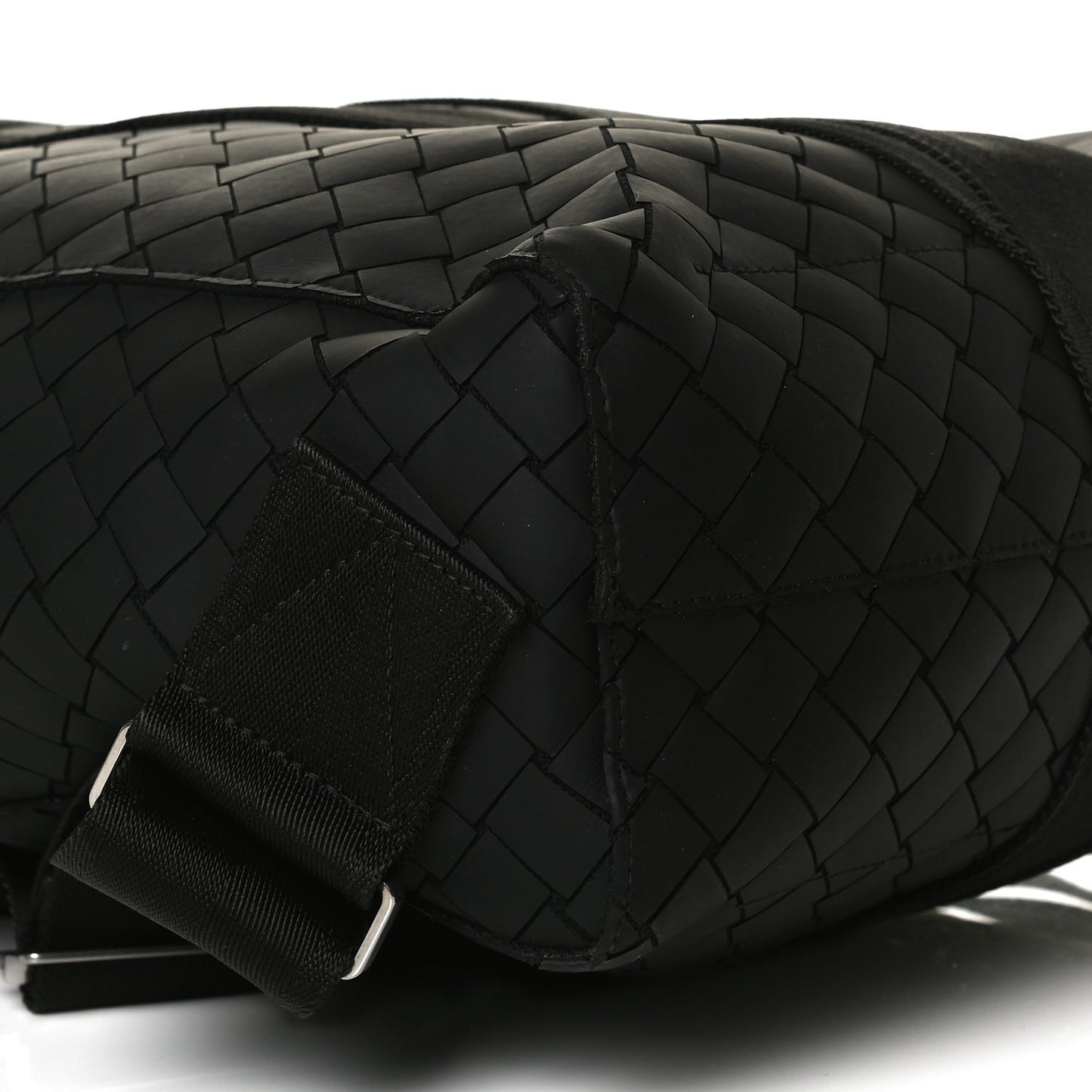 Intreccio Rubber Backpack Black