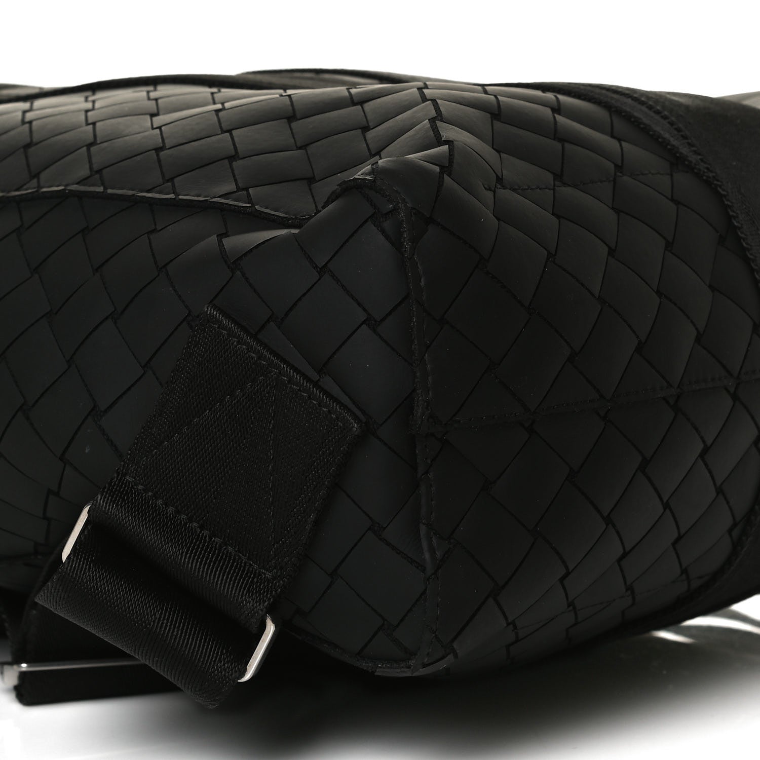 Bottega Veneta Intreccio Rubber Backpack Black 8 of 12