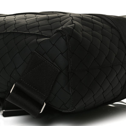 Bottega Veneta Intreccio Rubber Backpack Black 8 of 12
