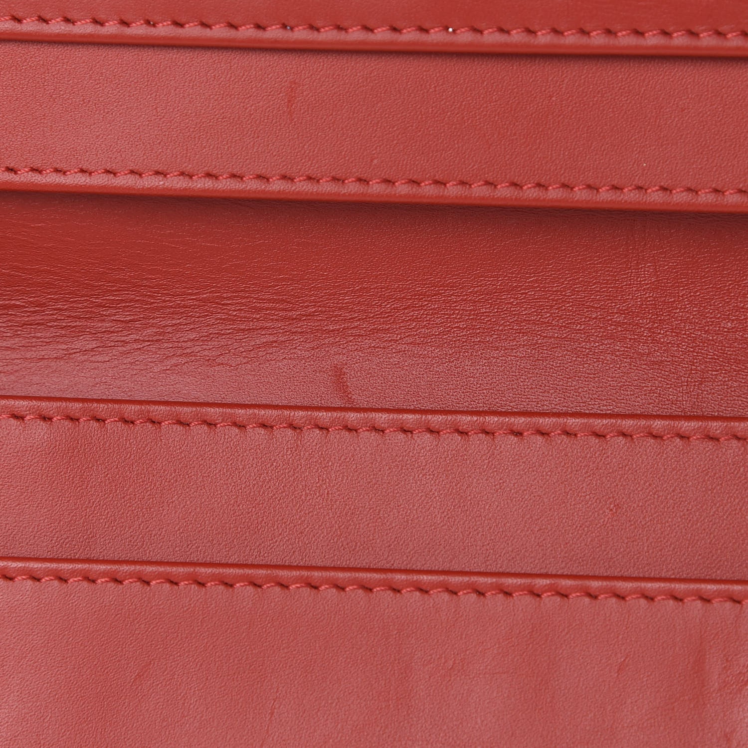 Chanel Caviar Quilted CC Long Double Wallet Red 10 of 11