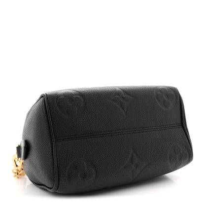 Louis Vuitton Empreinte Monogram Giant Speedy Bandouliere 20 Black 4 of 11