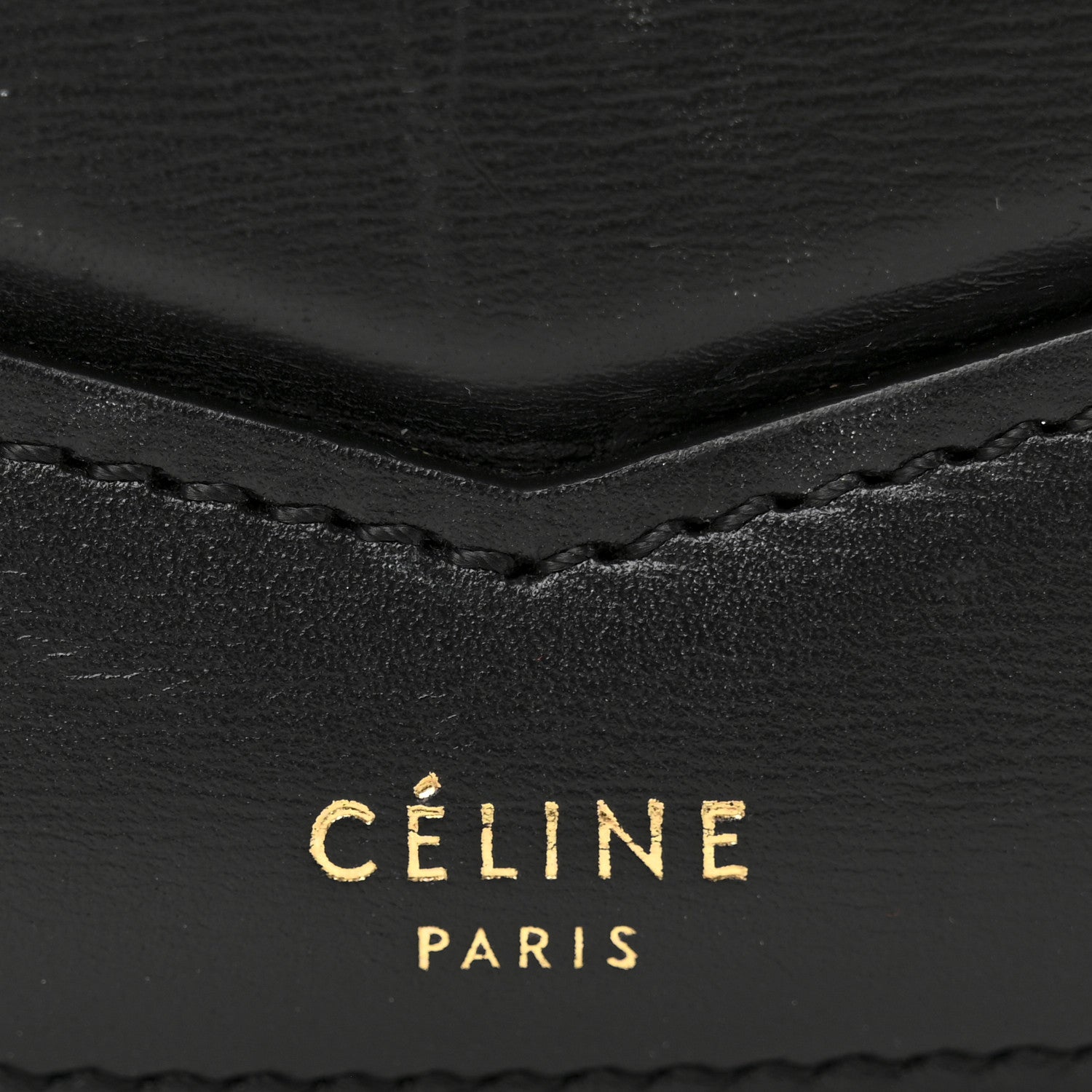 Celine Palmelato Calfskin Small Trotteur Black 7 of 11