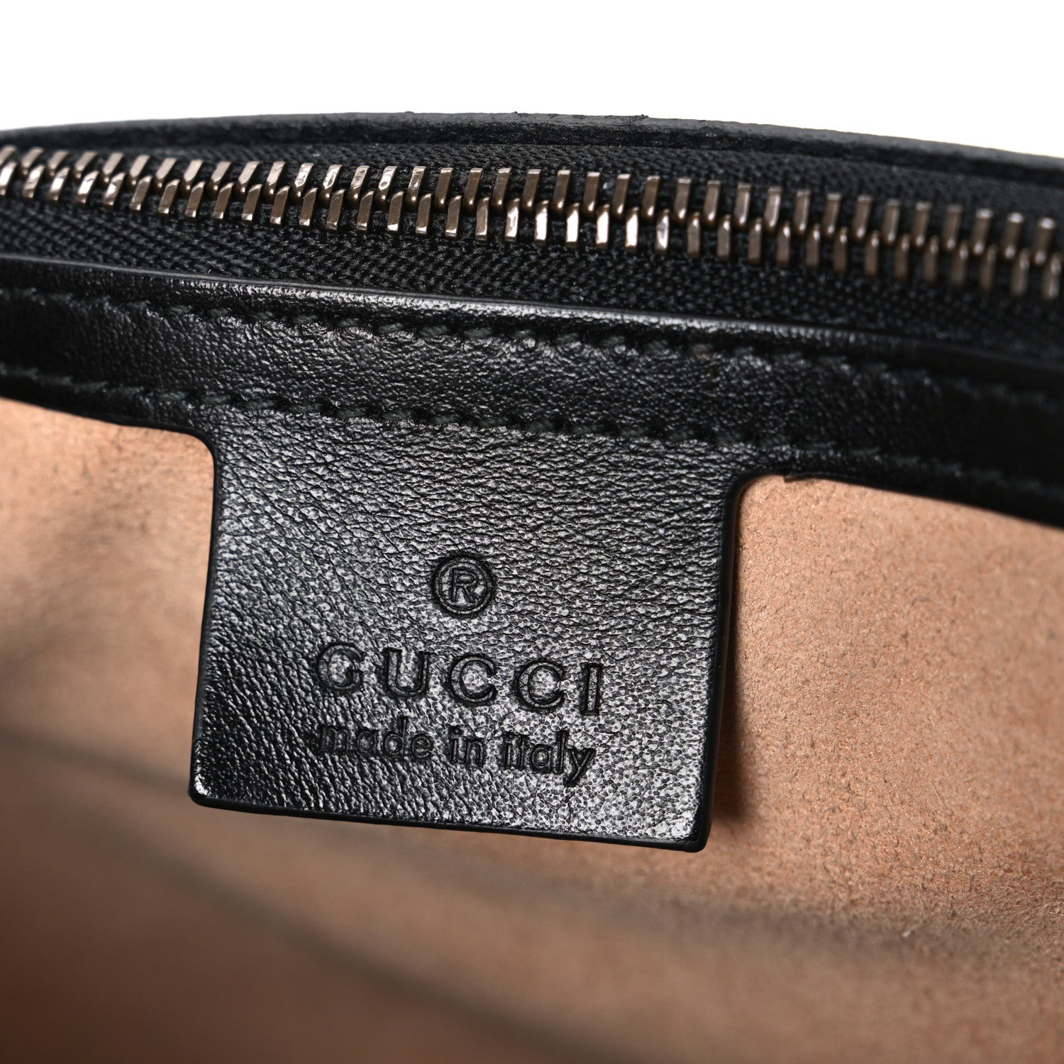 Gucci Calfskin Matelasse Large GG Marmont Shoulder Bag Black 6 of 11