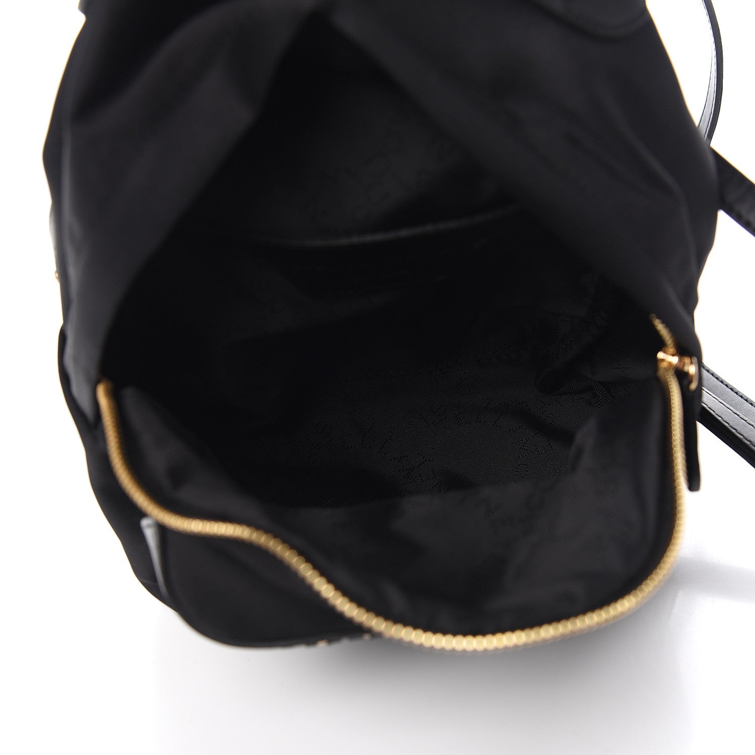 Stella McCartney Nylon Eco Alter Nappa Mini Falabella GO Backpack Black 4 of 9