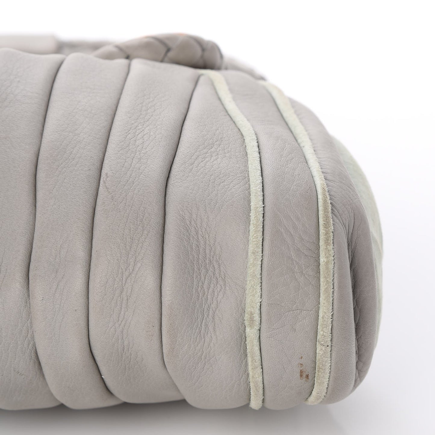 Calfskin Radio Bag Grigio Multicolor