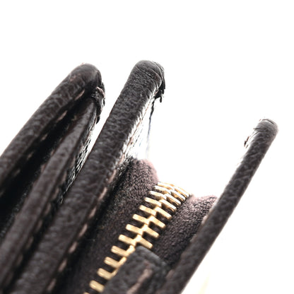 Gucci Monogram Abbey Continental Wallet Dark Brown 12 of 12