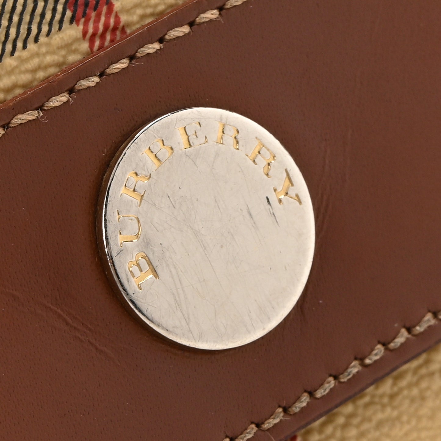 Haymarket Check Shoulder Bag Brown