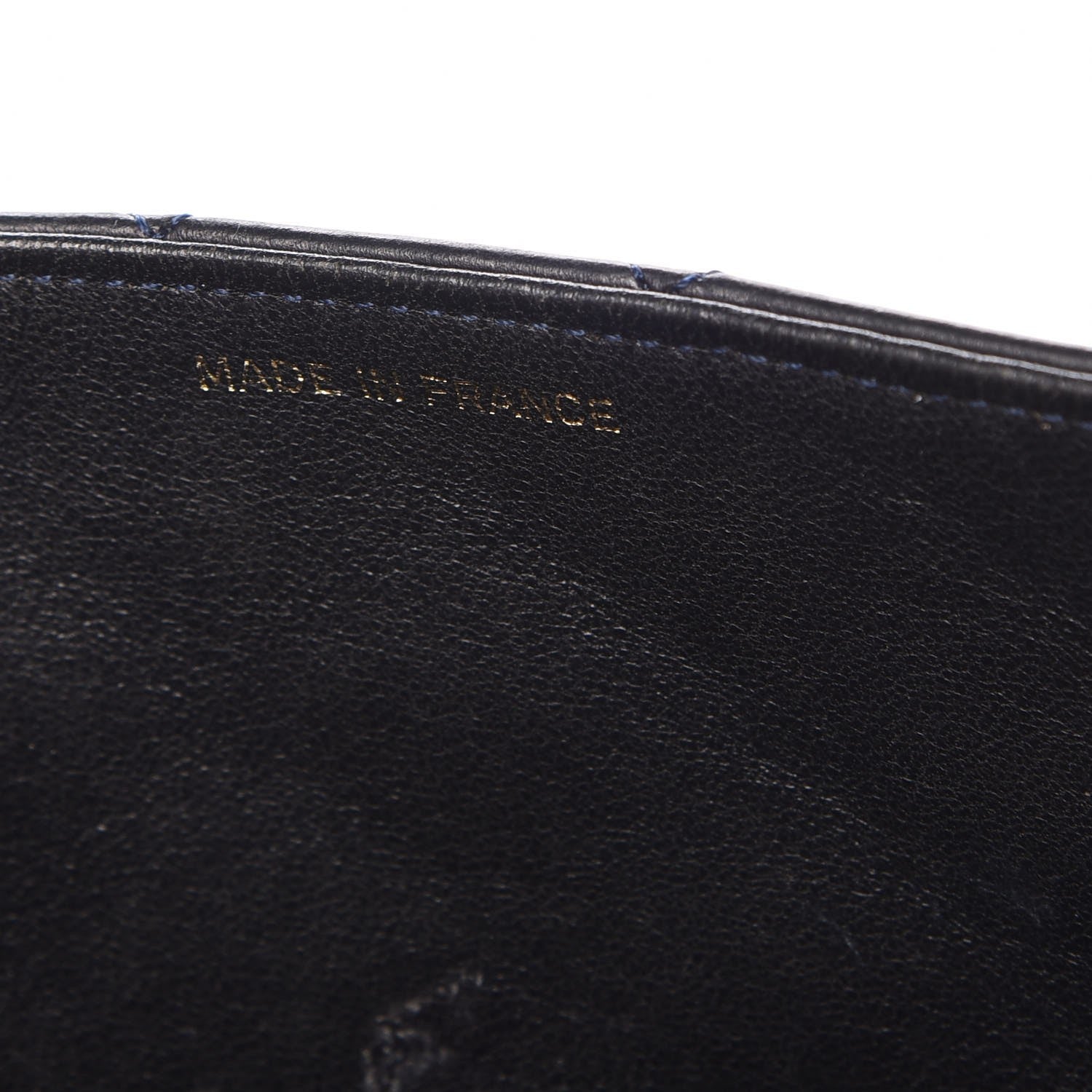 Chanel Lambskin Quilted Small Single Flap Navy Blue 7 of 14