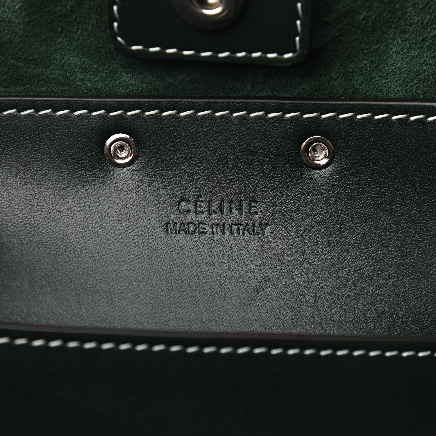 Celine Shiny Calfskin Small Studs Bucket Bag Amazone 6 of 8