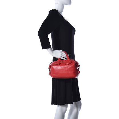 Givenchy Calfskin Micro Nightingale Logo Strap Red 3 of 10