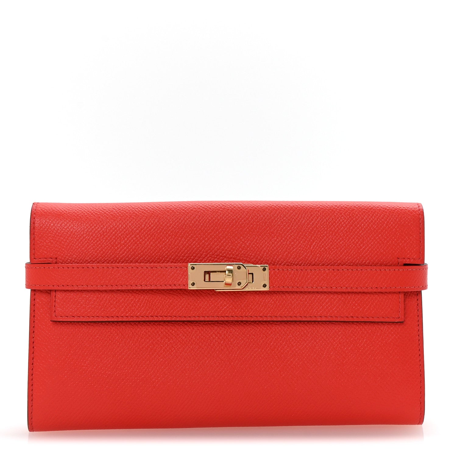 Hermes Epsom Kelly Longue Wallet Rose Jaipur 1 of 8