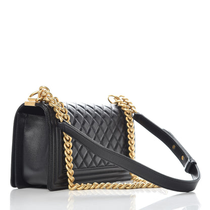 Chanel Caviar Quilted Medium Boy Flap Black 3 of 10