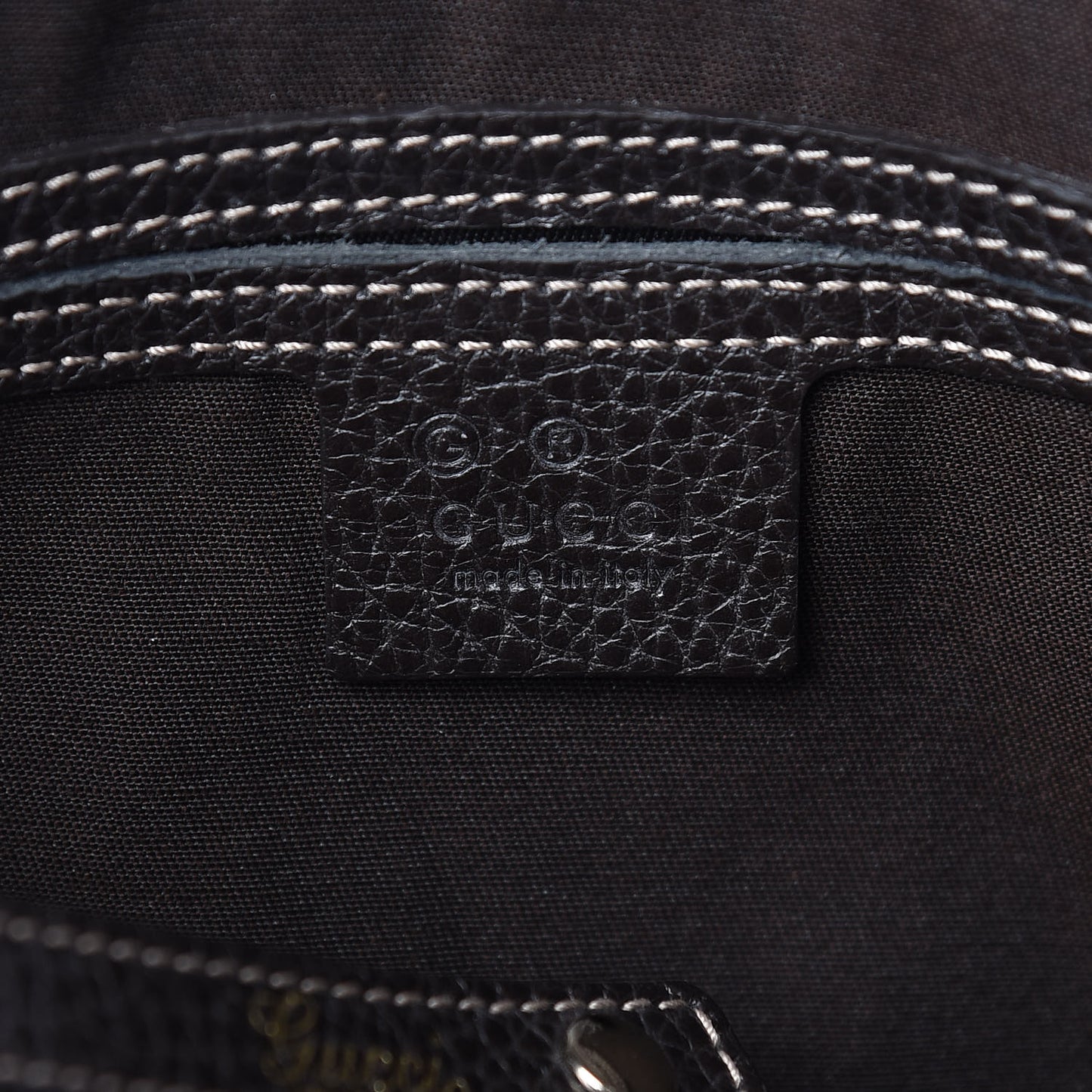 Crystal Monogram Medium Abbey Shoulder Bag Dark Brown