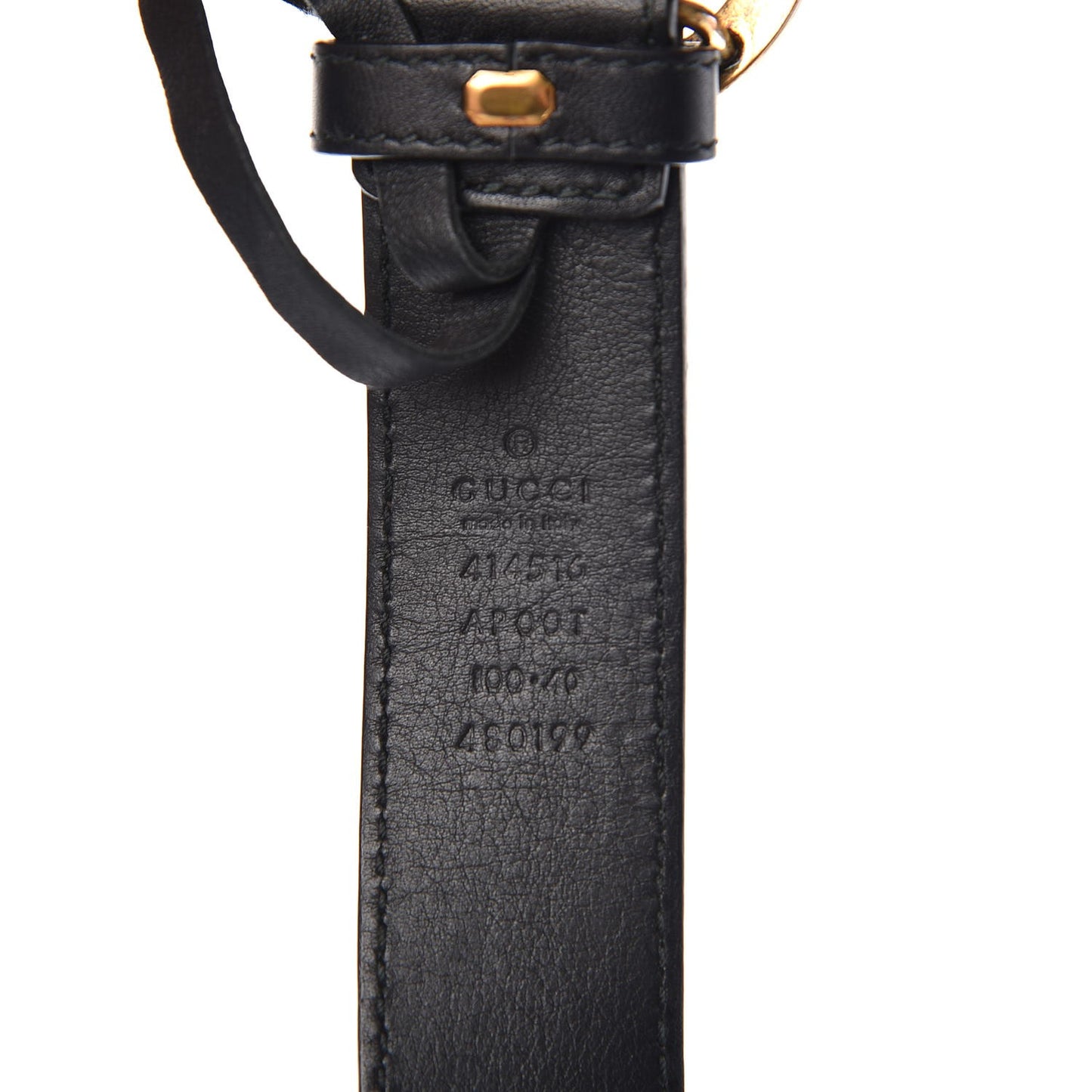 Calfskin Double G 30mm Belt 100 40 Black