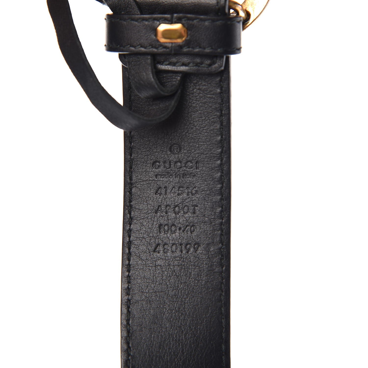 Gucci Calfskin Double G 30mm Belt 100 40 Black 5 of 8