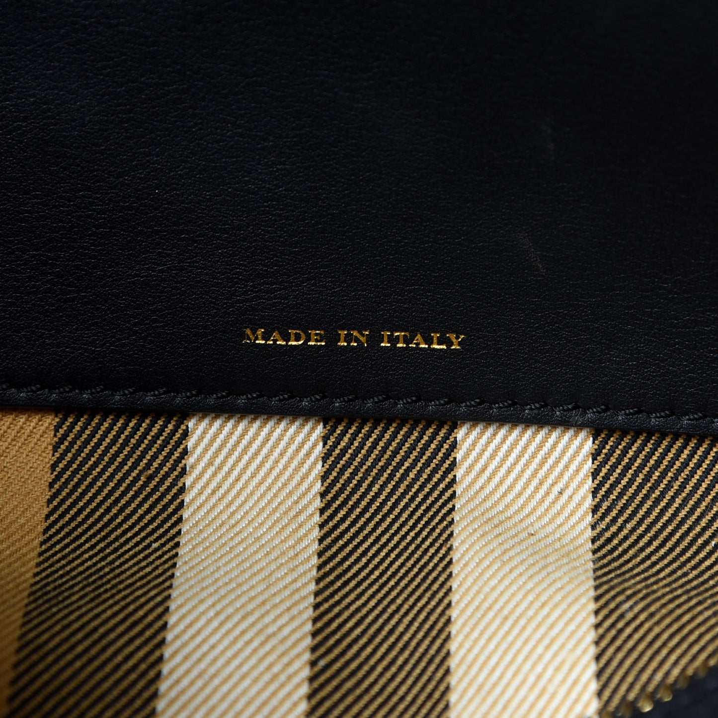 Knit Logo Mens Washbag Tan Black