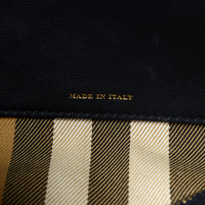 Burberry Knit Logo Mens Washbag Tan Black 8 of 8