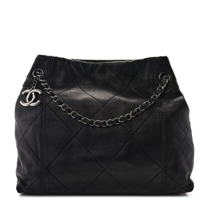 Chanel Lambskin Quilted Small Soft Touch Shoulder Bag Black 1 of 10