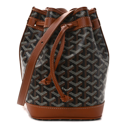 Goyard Goyardine Petit Flot Bucket Bag PM Black Gold 1 of 10