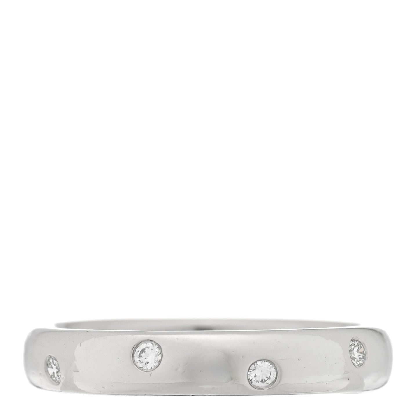 Platinum Diamond 4mm Etoile Band Ring 61 9.5