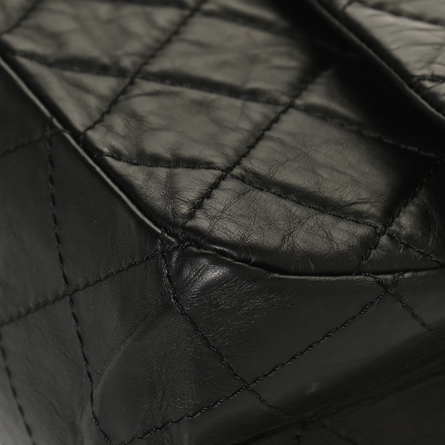 Chanel Aged Calfskin Quilted 2.55 Reissue 227 Flap Black 11 of 12