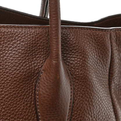 Prada Vitello Daino Double Pocket Shoulder Bag Bruciato 17 of 17