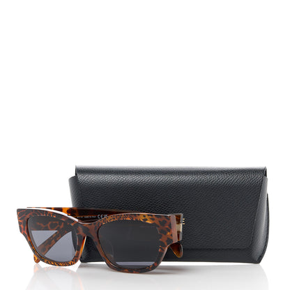 Celine Acetate Square Sunglasses CL40197U Leopard Havana 8 of 8
