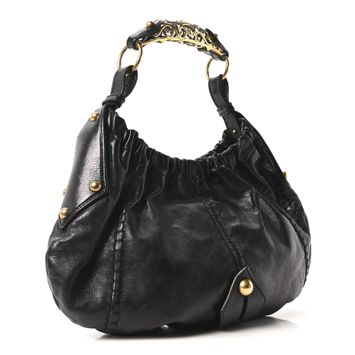 Calfskin Vincennes Mombasa Hobo Black
