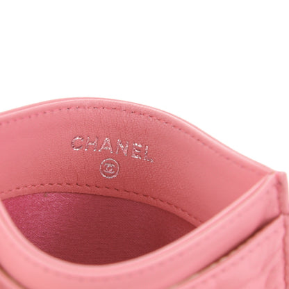 Chanel Lambskin Camellia Embossed Card Holder Pink 6 of 8