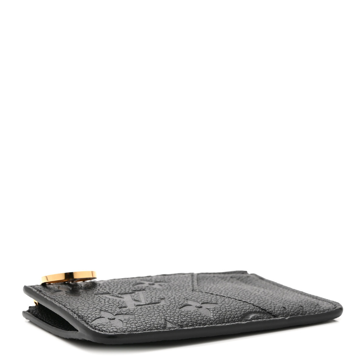Louis Vuitton Empreinte Monogram Zipped Romy Card Holder Black 4 of 8