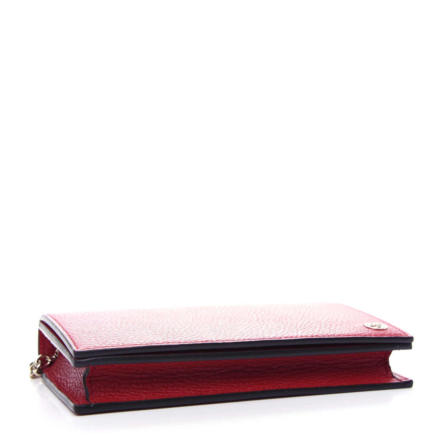 Gucci Dollar Calfskin Medium Betty Chain Wallet Tabasco 4 of 11