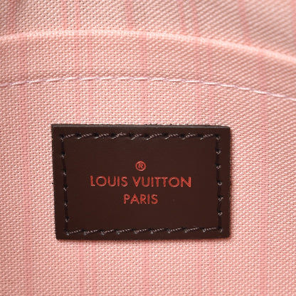 Louis Vuitton Damier Ebene Neverfull MM GM Pochette Rose Ballerine 6 of 7