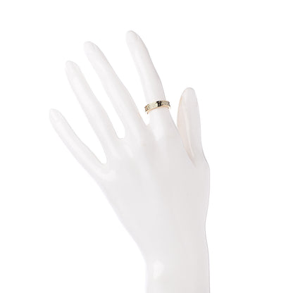 Gucci 18K Yellow Gold Diamond Icon Stardust Thin Band Ring 47 4.25 2 of 5