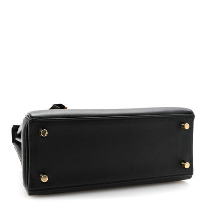 Hermes Cheri Calfskin Kelly Retourne 25 Black 4 of 10